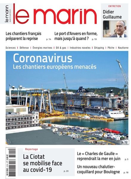Le Marin – 23 avril 2020 Cover