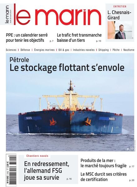 Le Marin – 30 avril 2020 Cover