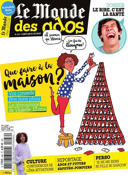 Le Monde des Ados – 01 avril 2020 Cover
