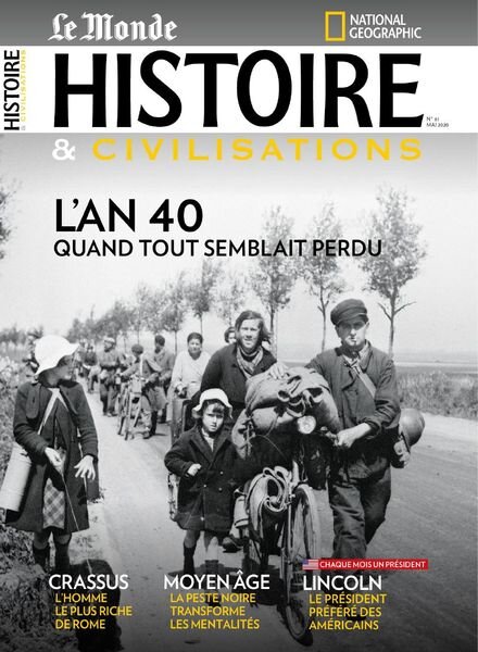 Le Monde Histoire & Civilisations – Mai 2020 Cover