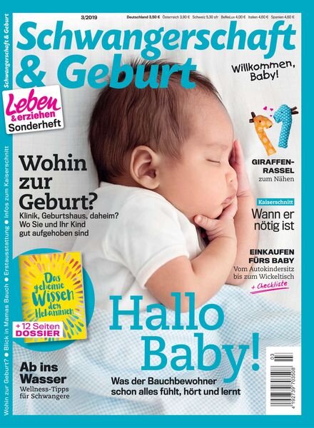 Leben & Erziehen Sonderheft – Schwangerschaft & Geburt – Juni 2019 Cover