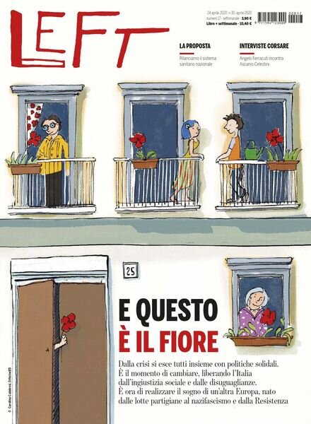 Left – 24 Aprile 2020 Cover