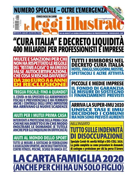 Leggi Illustrate – Maggio 2020 Cover