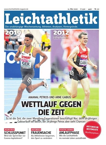Leichtathletik – 13 Mai 2020 Cover
