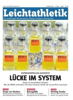 Leichtathletik – 29 April 2020