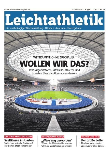 Leichtathletik – 6 Mai 2020 Cover