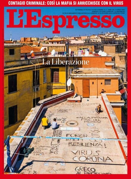 L’Espresso – 19 aprile 2020 Cover