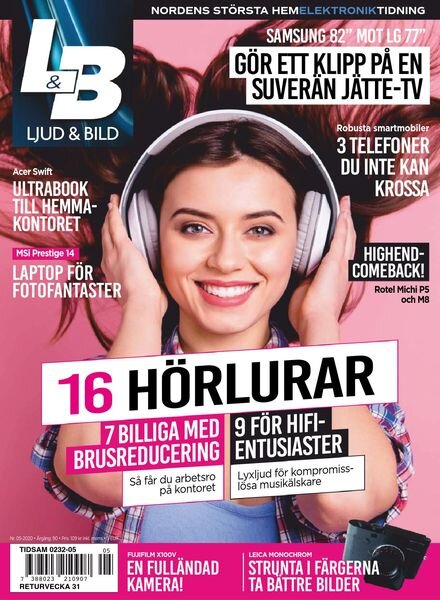 Ljud & Bild – maj 2020 Cover