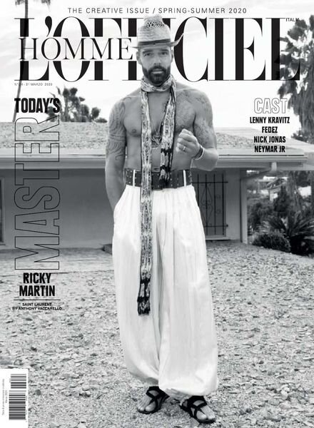 L’Officiel Hommes Italia – Marzo 2020 Cover