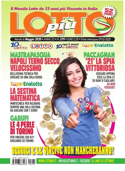Lottopiu – Maggio 2020 Cover