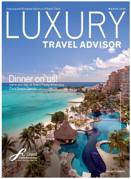 Luxury Travel Advisor – March 2020 Cover