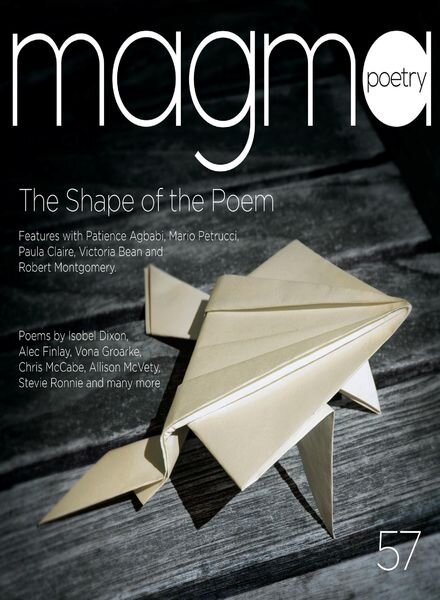 Magma Poetry – 57 The Shape of the Poem Cover