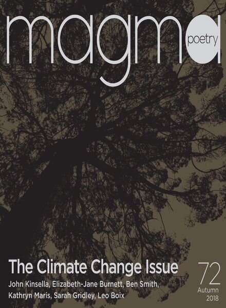 Magma Poetry – 72 The Climate Change Issue Cover