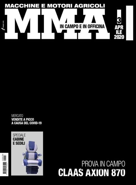 M&MA Macchine e Motori Agricoli – Aprile 2020 Cover