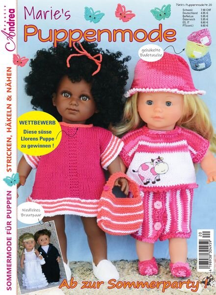 Marie’s Puppenmode German Edition – Nr.20 2020 Cover
