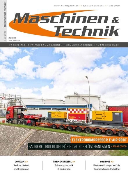 Maschinen & Technik – Mai 2020 Cover