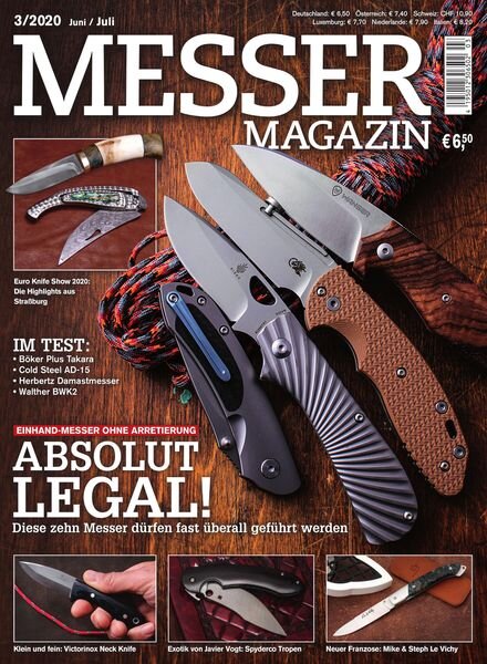 Messer Magazin – Juni-Juli 2020 Cover