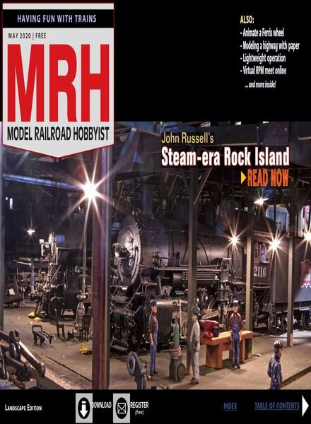 Model Railroad Hobbyist – May 2020 Cover