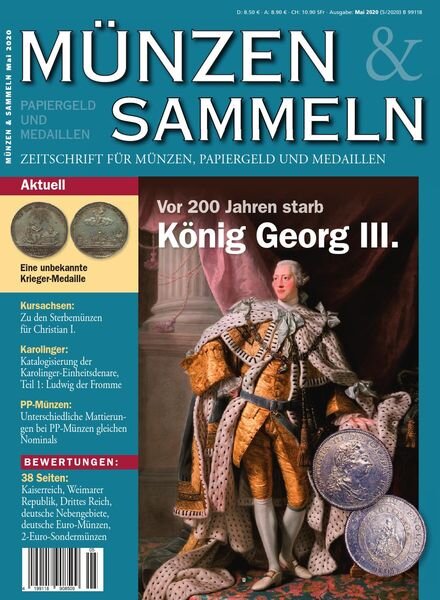 Munzen & Sammeln – Mai 2020 Cover