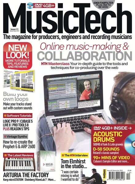 MusicTech – December 2010 Cover