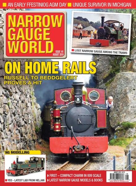 Narrow Gauge World – Issue 141 – August 2019 Cover