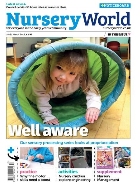 Nursery World – 18 March 2019 Cover