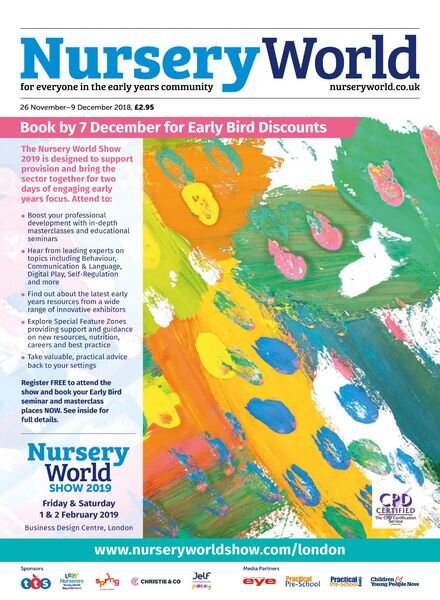 Nursery World – 26 November 2018 Cover