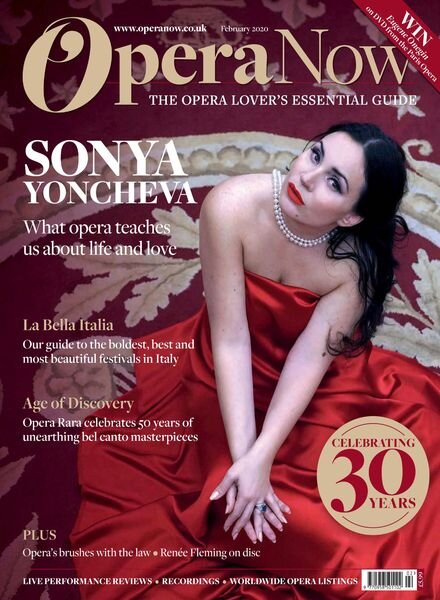 Opera Now – February 2020 Cover