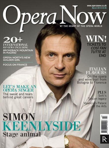 Opera Now – March 2014 Cover