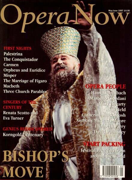 Opera Now – May-June 1997 Cover