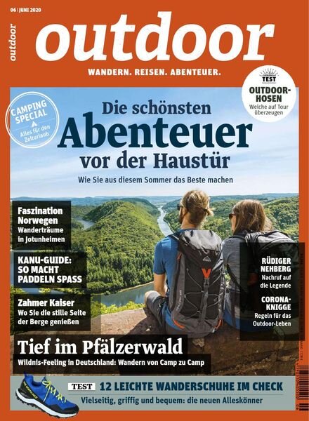 Outdoor – Juni 2020 Cover