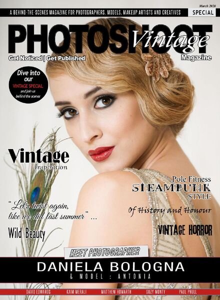 Photoshoot – March 2020 Vintage Special Cover