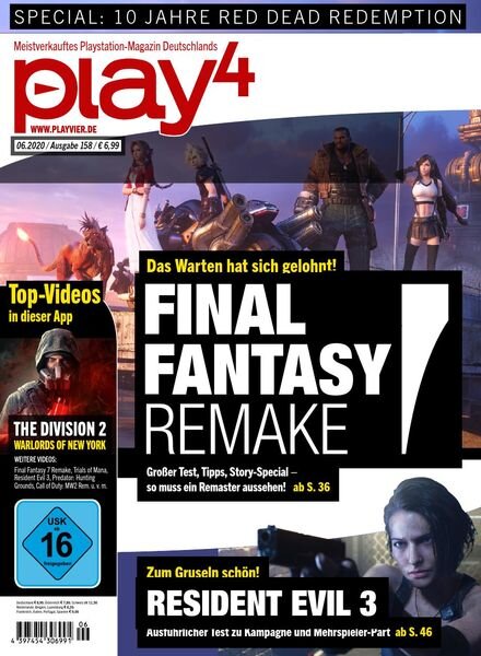 Play4 Germany – Juni 2020 Cover