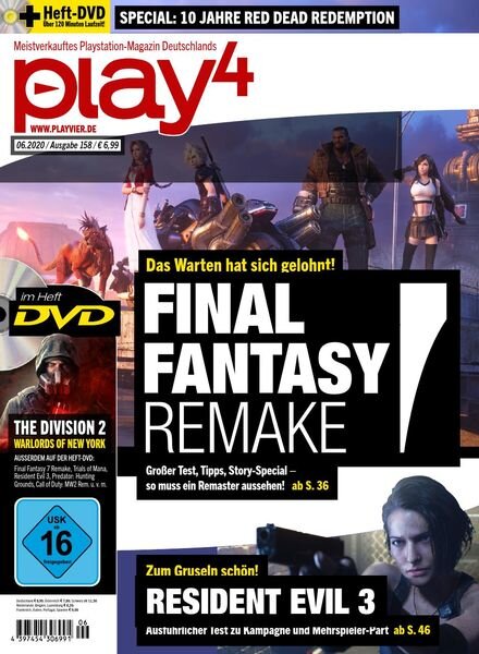 Play4 – Mai 2020 Cover