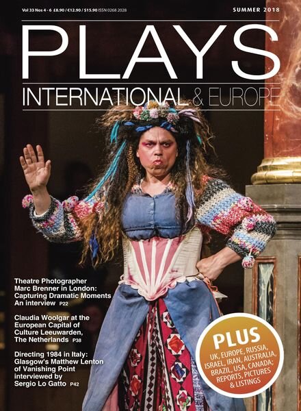 Plays International & Europe – Summer 2018 Cover