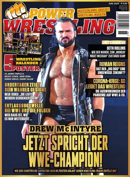 Power-Wrestling – Juni 2020 Cover