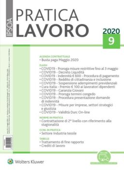 Pratica Lavoro – 2 Maggio 2020
