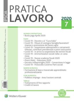 Pratica Lavoro – 4 Aprile 2020