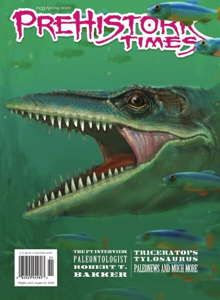 Prehistoric Times – Issue 133 – Spring 2020 Cover