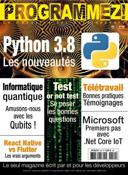 Programmez! – mai 2020 Cover