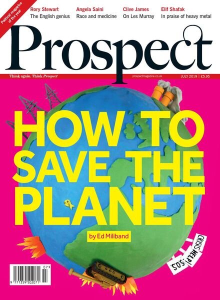 Prospect Magazine – July 2019 Cover