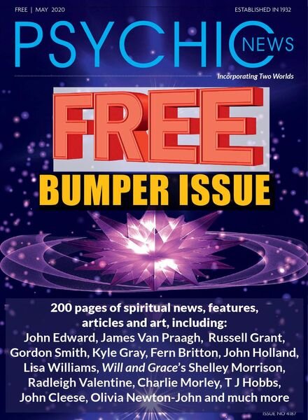 Psychic News – May 2020 Cover