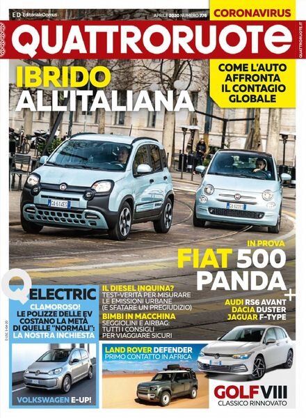Quattroruote Italia – aprile 2020 Cover
