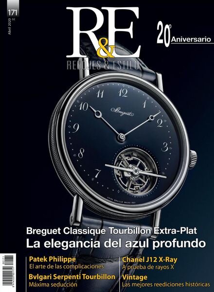 R&E-Relojes&Estilograficas – marzo 2020 Cover