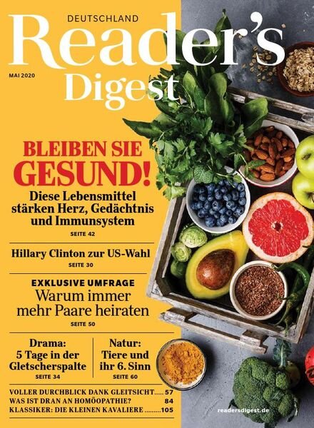 Reader’s Digest Germany – Mai 2020 Cover