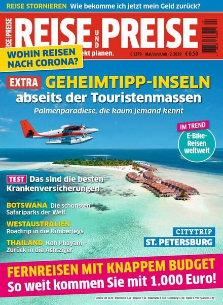 Reise und Preise – Mai-Juli 2020 Cover