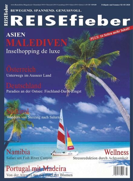 Reisefieber – Fruhjahr-Sommer 2020 Cover
