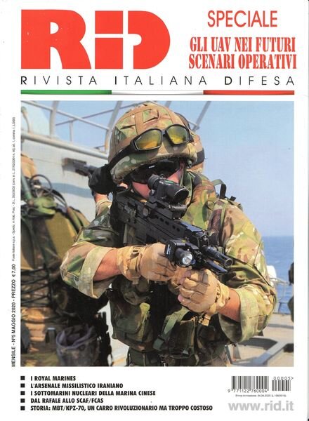 Rivista Italiana Difesa – Maggio 2020 Cover