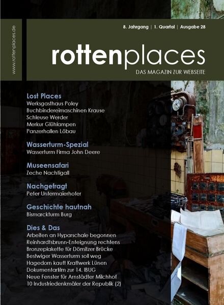 rottenplaces Magazin – Nr 1 2020 Cover