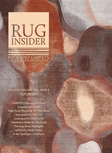 Rug Insider Magazine – Fall 2018 Cover